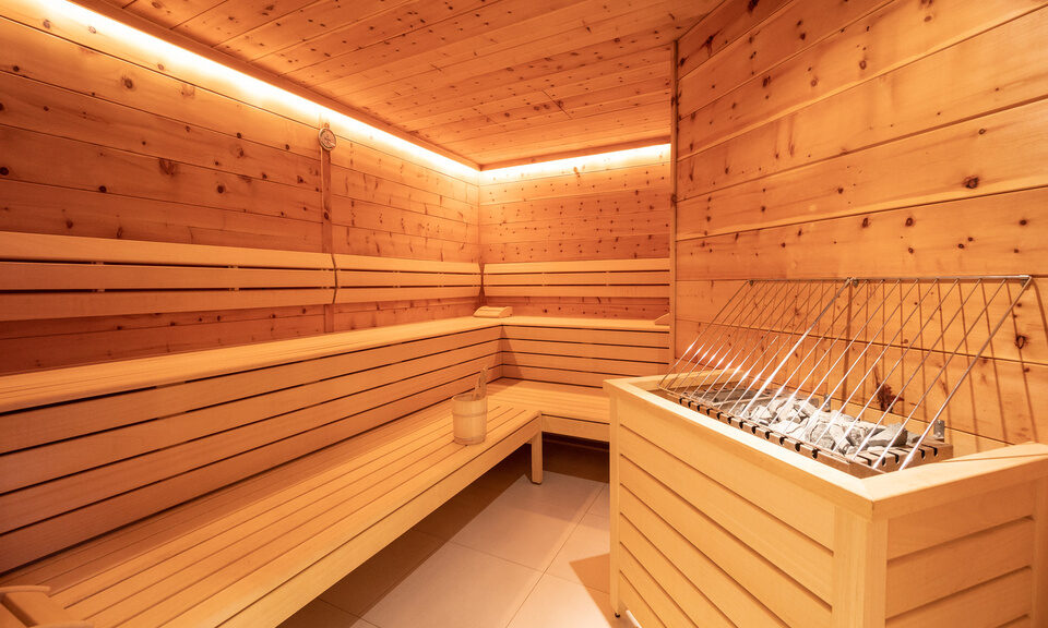 Unsere Sauna im Wellnessbereich des Lengauer Hofs